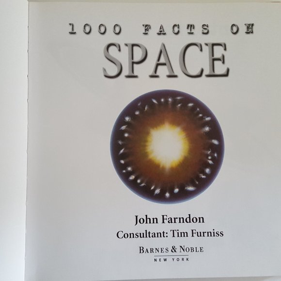 1000 Facts on Space by John Farndon 2002 HC Barnes & Noble ISBN 97807607… - Picture 11 of 12